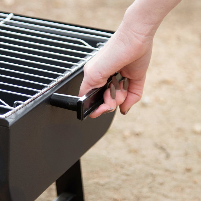 AKTIVE Barbacoa de carbón portátil