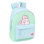 SAFTA Mochila portatil Pembe The Pink Cat 41cm con compartimento acolchado para portatil hasta 14,1'' y detalles ergonómicos