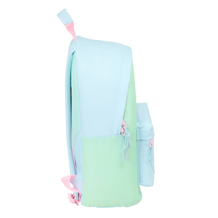SAFTA Mochila portatil Pembe The Pink Cat 41cm con compartimento acolchado para portatil hasta 14,1'' y detalles ergonómicos