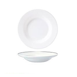 Steelite Plato Sopa o Pasta 24 cm Blanco, Vajilla Cerámica para Uso Profesional (Set de 24)