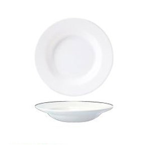 Steelite Plato Sopa o Pasta 24 cm Blanco, Vajilla Cerámica para Uso Profesional (Set de 24) Steelite Plato Sopa o Pasta 24 cm Blanco, Vajilla Cerámica para Uso Profesional (Set de 24)
