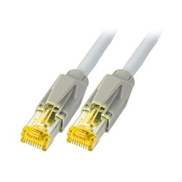 EFB Elektronik Patchkabel RJ45 Cat.6A S/FTP LSZH 30m Gris