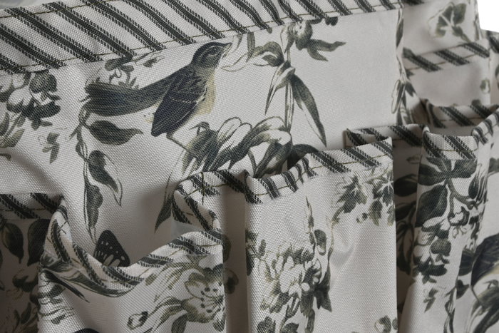 DKD Home Decor Cesta Terraza Y Jardin Crudo Verde 18 x 27 x 47 cm