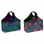 DKD Home Decor Set de 2 Revisteros PEACOCK Verde y Lila