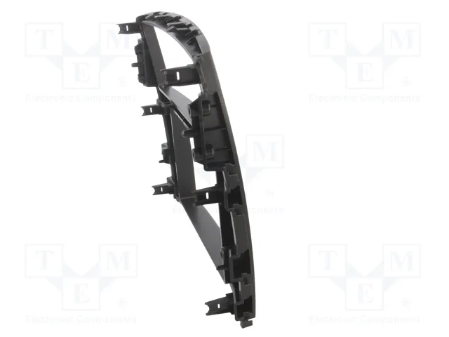 ACV Bastidor de montaje de radio para Mitsubishi 2 DIN gris oscuro