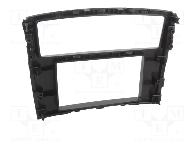 ACV Bastidor de montaje de radio para Mitsubishi 2 DIN gris oscuro