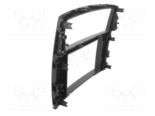 ACV Bastidor de montaje de radio para Mitsubishi 2 DIN gris oscuro