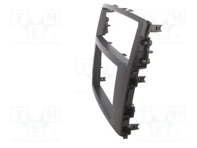 ACV Bastidor de montaje de radio para Mitsubishi 2 DIN gris oscuro