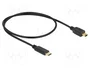 DeLOCK Cable USB Type-C a Mini-USB B 0,5 m Negro