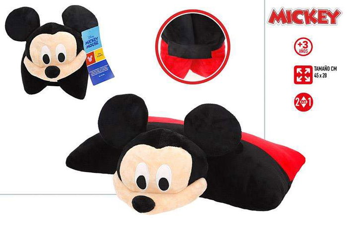Color Baby Peluche Almohada Mickey 2 en 1 45x28cm
