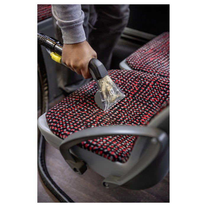 Kärcher Puzzi 8/1 Aspiradora de Agua/Limpieza Húmeda y Secado 1200W, Sin Bolsa, 8L, Profesional, para Suelos Duros y Alfombras