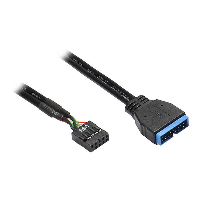 GoodConnections Alcasa 5021-PST1 Adaptador Interno USB Cabecera 9 Pines, Macho Hembra, Cable 0.15 m