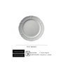 Langenthal Plato Barroco - Plato llano de porcelana, 31 cm - Vajilla (Set de 6)