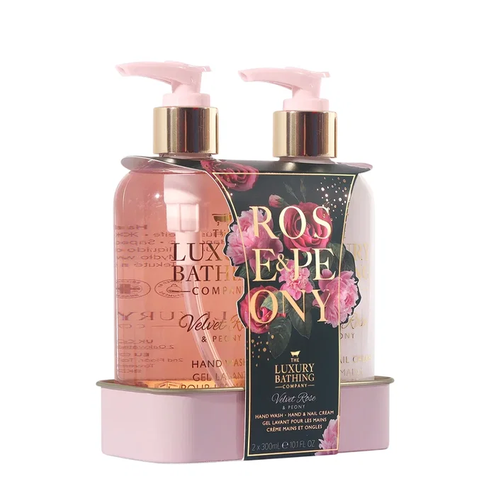 The Luxury Bathing Company Set Velvet Rose & Peony con Crema de Manos y Jabón Líquido The Luxury Bathing Company Set Velvet Rose & Peony con Crema de Manos y Jabón Líquido