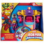 Hasbro G1476 Ironheart - Vehículo y Armadura 2 en 1 de MARVEL Iron Man and His Awesome Friends, Transformable, Juguete para Niños +3 Años