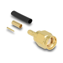 DeLOCK 91780 Conector coaxial SMA para crimpar RG-174 / RG-316 con tubo termorretráctil
