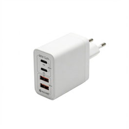 ALLNET Ersatznetzteil QC USB-C PD GaN Power Supply 68 Watt 2x USB-A QC 2x USB-C - EU Plug