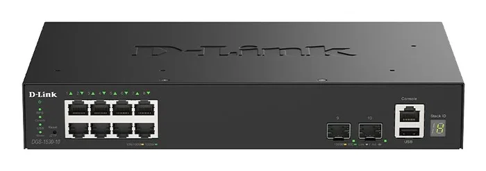 D-Link DGS-1530-10/E Switch Smart Managed de 10 Puertos con 2 x 10G SFP+