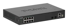 D-link smartpro dgs-1530-10 conmutador inteligente 8 x 10/100/1000 + 2 x 10 gigabit sfp+ sobremesa montaje en rack