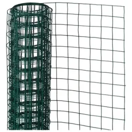 Vevor AUC3306138928085 - Malla de Alambre Cuadrada de Plástico, Color Verde Natural, Grosor 12.7 mm, Dimensiones 0.5 x 3 Metros