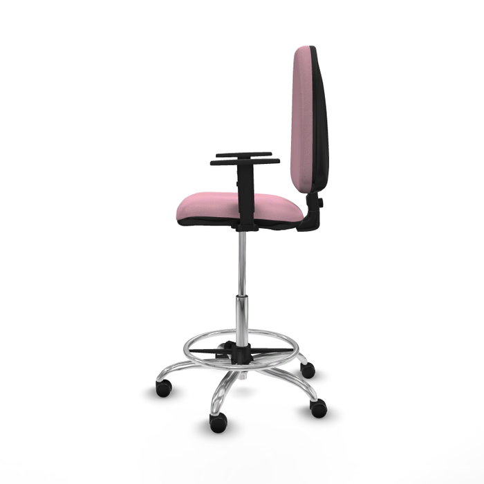 PIQUERAS Y CRESPO Taburete Aýna Rosa con Mecanismo Contacto Permanente PIQUERAS Y CRESPO Taburete Aýna Rosa con Mecanismo Contacto Permanente