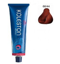 Koleston Perfect, Tinte permanente para el cabello, 66/44 Dark Blonde Intense Red, 60 ml