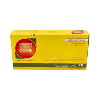 Labcatal 4 (cobre) 28 ampollas