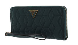 Guess Elenia Cartera de tela con cremallera grande Bosque
