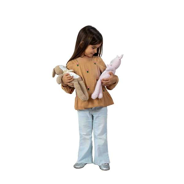Muñecas Arias Muñeca Elegance Flory Rosa de 34 cm con Luz y Melodía