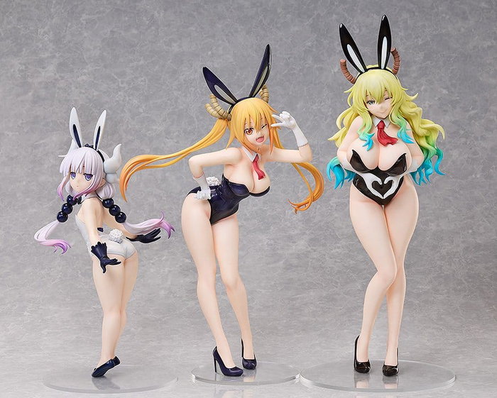 FREEing Miss Kobayashi's Dragon Maid Estatua Lucoa Bare Leg Bunny Ver. 1/4