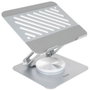 Tooq Soporte Plegable 360º para Dispositivos de hasta 13 pulgadas, Plata