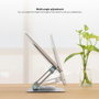 Tooq Soporte Plegable 360º para Dispositivos de hasta 13 pulgadas, Plata