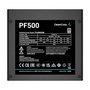 DeepCool Fuente de Alimentación PF500 500W 80 Plus ATX - Negro, No Modular, Ventilador de 12 cm, Modelo PF500