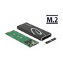 DeLOCK 42003 Carcasa externa para M.2 SATA SSD con USB Tipo C