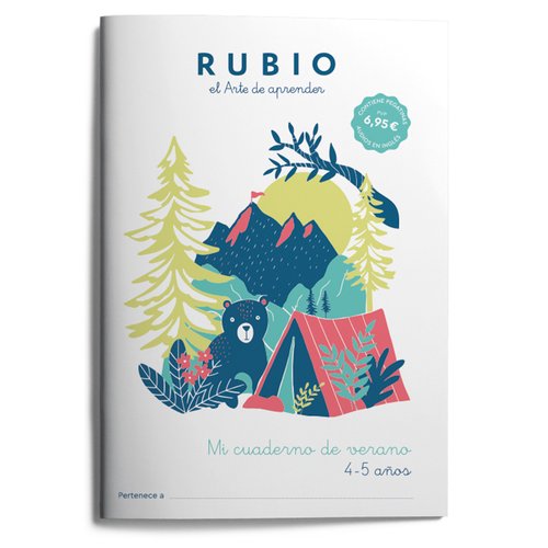 RUBIO Cuaderno A4 Mi Cuaderno de Verano (4-5 años) RUBIO Cuaderno A4 Mi Cuaderno de Verano (4-5 años)