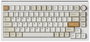Keychron L5W-P1 Lemokey Magnetic Down Master Teclado Mecánico Gaming con Retroiluminación RGB, USB, Blanco, 81 Teclas