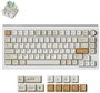 Keychron L5W-P1 Lemokey Magnetic Down Master Teclado Mecánico Gaming con Retroiluminación RGB, USB, Blanco, 81 Teclas