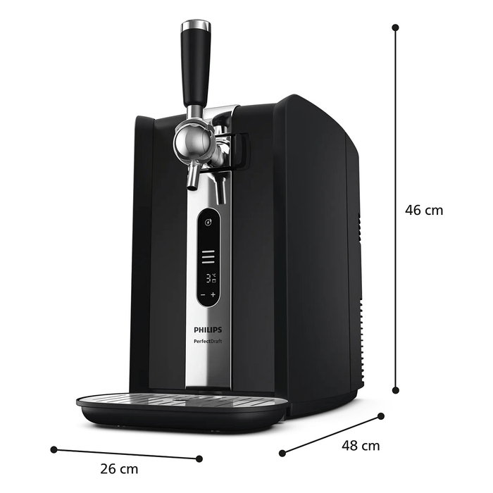 Philips PerfectDraft HD3770/90 Negro y Plata Philips PerfectDraft HD3770/90 Negro y Plata