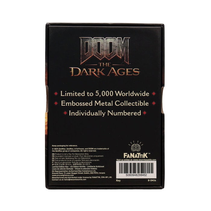 Doom: The Dark Ages Réplica Secret Key Limited Edition