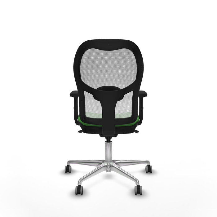 PIQUERAS Y CRESPO Silla de oficina Jorquera con mecanismo Sincro, Tela Verde y Malla Blanca PIQUERAS Y CRESPO Silla de oficina Jorquera con mecanismo Sincro, Tela Verde y Malla Blanca