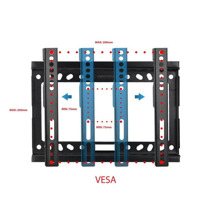 Esperanza erw013 soporte de tv 14-50'' hasta 25kg
