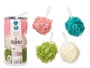 Berilo Set 3 Pzs Pompon Baño Pvc Box 2 Col Surt 11x11x21.5 cm Tela (PE) (Set de 12)