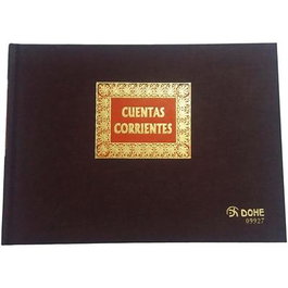 Dohe Libro de Cuentas Corrientes 1-4 Apaisado 100 Hojas