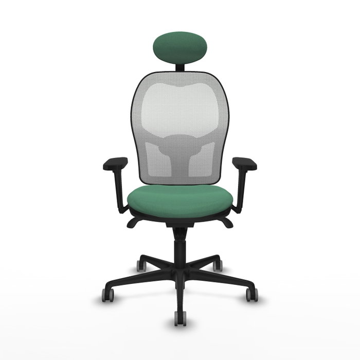 PIQUERAS Y CRESPO Silla de oficina Jorquera Verde Esmeralda y Blanco PIQUERAS Y CRESPO Silla de oficina Jorquera Verde Esmeralda y Blanco