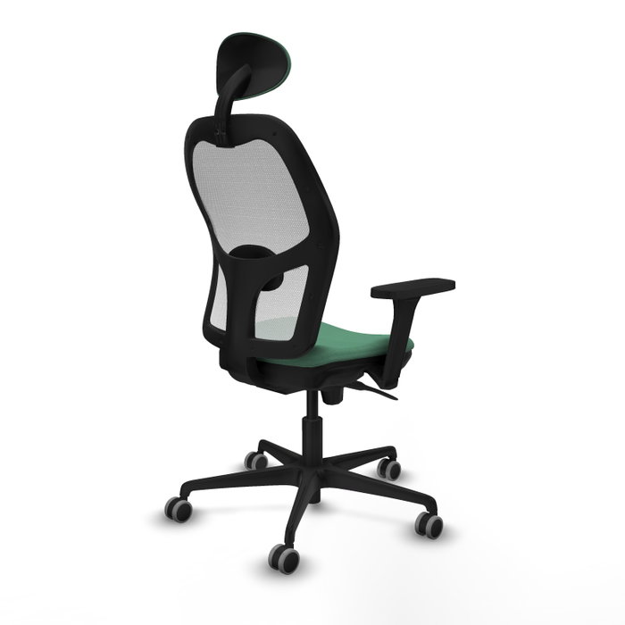 PIQUERAS Y CRESPO Silla de oficina Jorquera Verde Esmeralda y Blanco PIQUERAS Y CRESPO Silla de oficina Jorquera Verde Esmeralda y Blanco