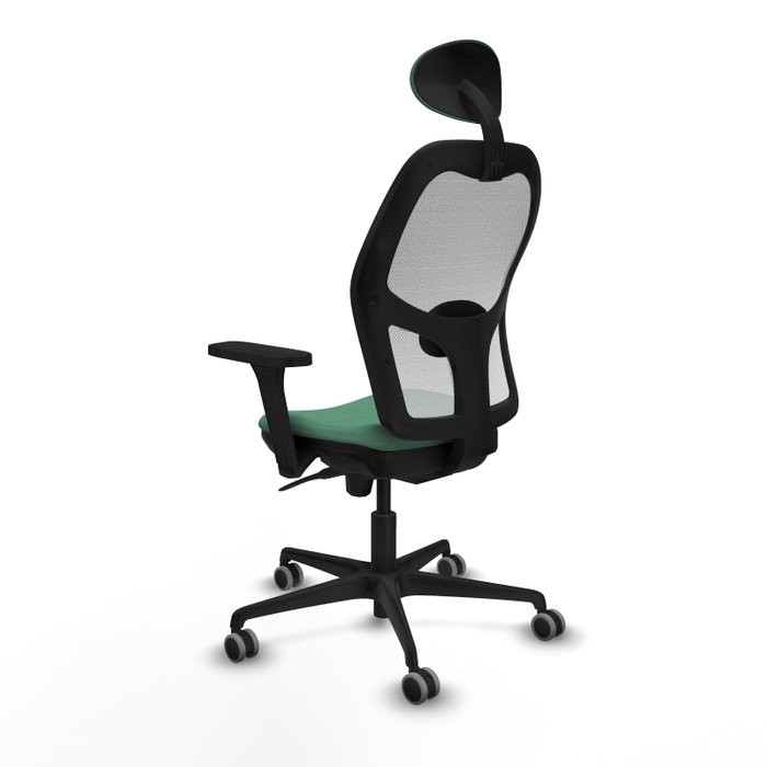 PIQUERAS Y CRESPO Silla de oficina Jorquera Verde Esmeralda y Blanco PIQUERAS Y CRESPO Silla de oficina Jorquera Verde Esmeralda y Blanco