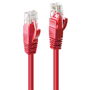 Lindy Cable de Red Cat.6 U/UTP 1m PVC Snagless Contactos Chapados en Oro Soporte 250MHz 1GBase-T