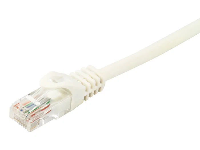 Equip 603102 Cable de Red Ethernet Cat6a U/UTP 0.25m Blanco - 10 Gigabit, PoE+, 10000 Mbit/s, 500 MHz, Conectores RJ-45 Macho
