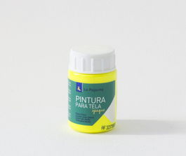 La Pajarita Pintura Tela Opaca TOF-01 Amarillo Fluorescente 35ml