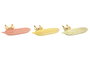 DKD Home Decor Bandeja Vacia Bolsillos de Porcelana Surtido de 3